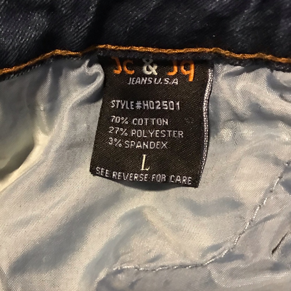 “JC & JQ” Distressed Jean Skinny Overalls! - Picture 6 of 7